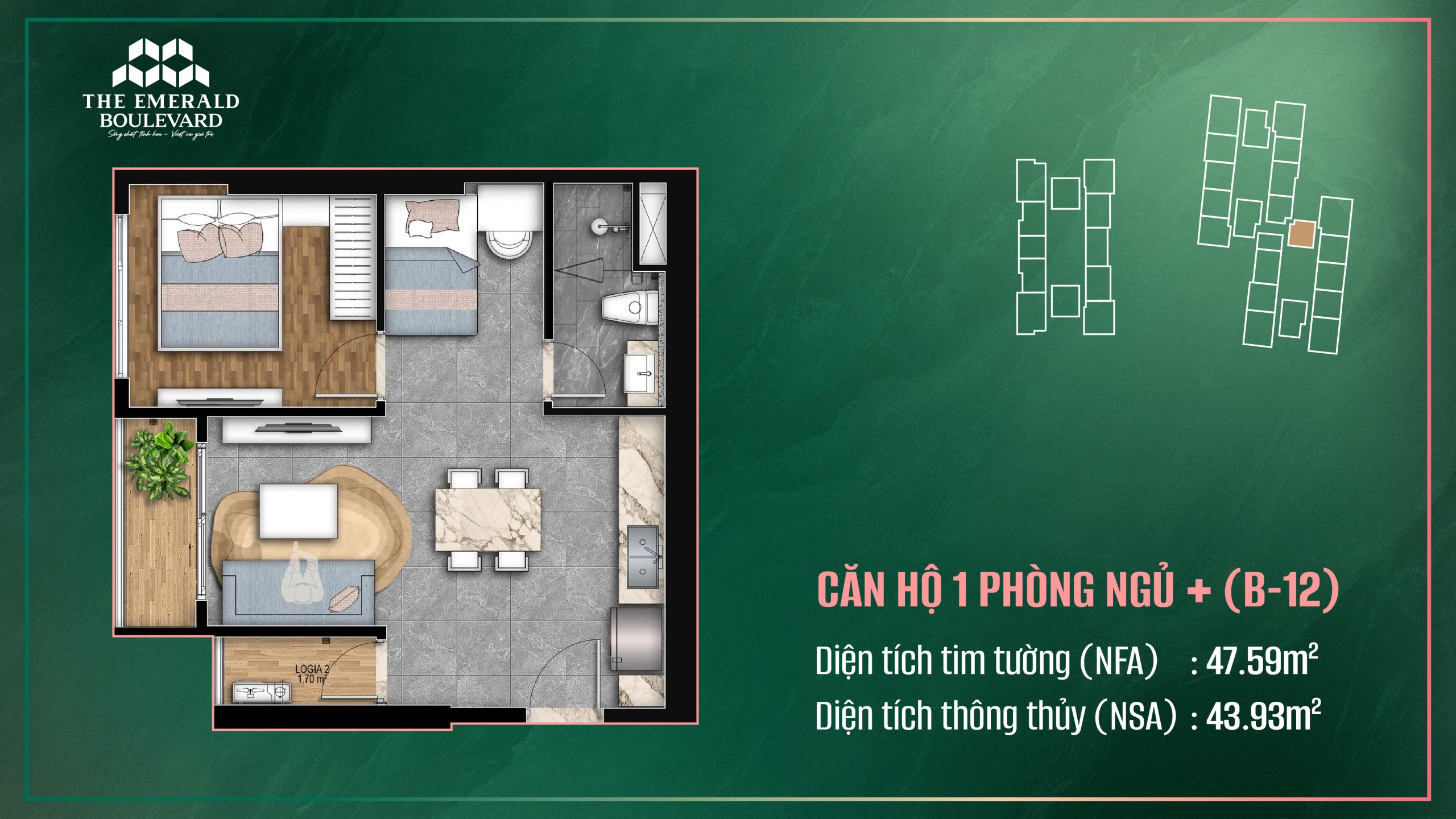 CĂN HỘ 1PN+_B07.12