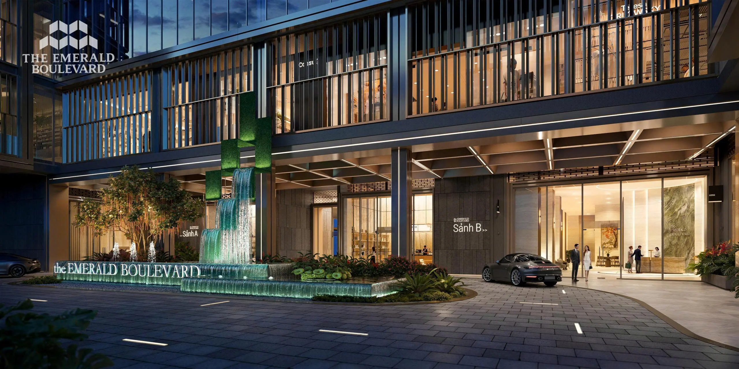 sảnh The Emerald Boulevard sanh don tai the emerald boulevard ql13