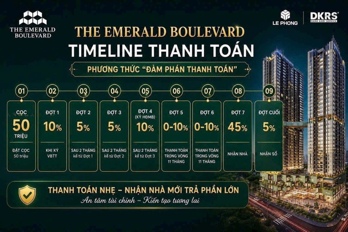 thanh toán the emerald Boulevard thanh toán the emerald Boulevard